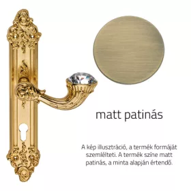   Set de mânere Linea Cali Brilliant Diamond cu patină mată 1527 PL PM