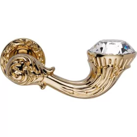   Linea Cali Brilliant Diamond, aur francez, set de mânere rotunde rozetă 1525 RB 113 OF