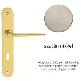 Set maner ecranat Linea Cali Brixia nichel satinat 760 PL NS