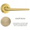 Linea Cali Brixia, bronz periat, set de maner Rotundă 760 RB 102 OG