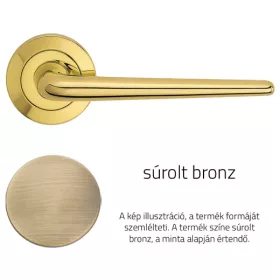   Linea Cali Brixia, bronz periat, set de maner Rotundă 760 RB 102 OG