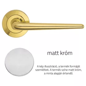   Set mânere Linea Cali Brixia crom mat Rozetă rotundă 760 RB 102 CS