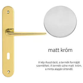 Set maner ecranat Linea Cali Brixia cromat mat 760 PL CS