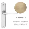 Linea Cali Brixia Set de mânere ecranate din bronz periat Zincral 479 PL OG