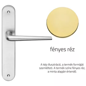   Linea Cali Brixia Zincral alamă strălucitoare set de mânere ecranate 479 PL OL