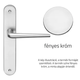   Linea Cali Brixia Zincral set de mânere ecranate crom strălucitor 479 PL CR