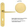 Linea Cali Brixia satin brass shielded handle set 760 PL OS