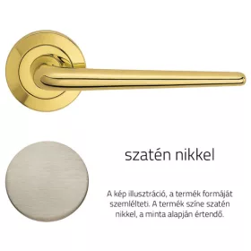   Linea Cali Brixia nichel satinat set de maner Rotundă 760 RB 102 NS