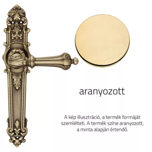 Set mâner ecranat Linea Cali Charme placat cu aur 1590 PL OZ