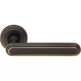   Set de mânere Linea Cali Chic bronz mat rotund rozetă 1670 RB 004 BM