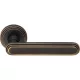 Set de mânere Linea Cali Chic bronz mat rotund rozetă 1670 RB 004 BM