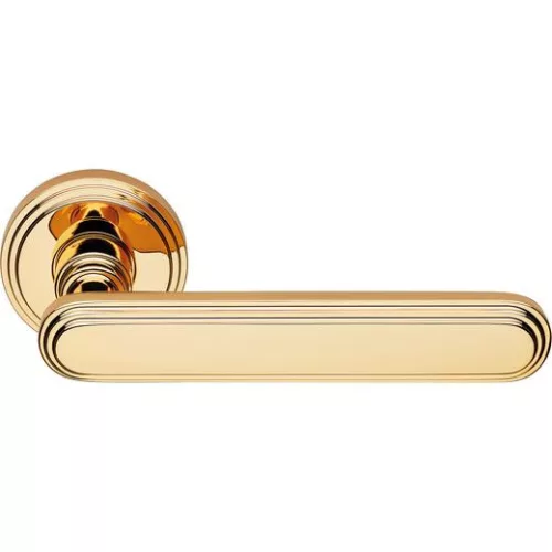 Set de mânere Linea Cali Chic aurit cu Rozetă rotundă 1670 RB 004 OZ