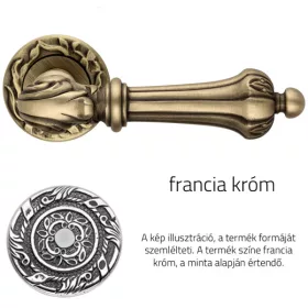   Linea Cali Charme Set de mânere rotunde crom francez 1590 RB 113 NF