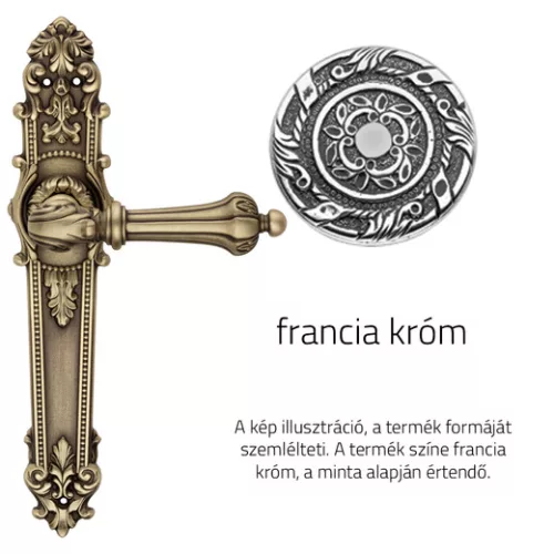 Linea Cali Charme Set de mânere ecranate crom francez 1590 PL NF