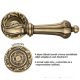 Linea Cali Charme French gold round rosette handle set 1590 RB 113 OF