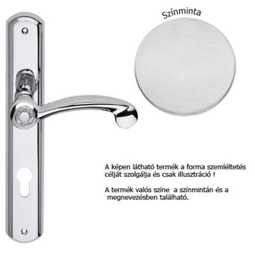 Linea Cali Cosmic matte chrome shielded handle set 1335 PL CS