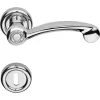 Linea Cali Cosmic, crom strălucitor, set de mânere rotund pentru rozetă 1335 RB 103 CR