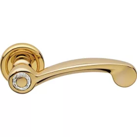   Set de mânere Linea Cali Cosmic aurit cu Rozetă rotundă 1335 RB 103 OZ