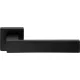 Linea Cali Corner Zincral set mânere rozetă pătrată neagră mat 505 RB 014 VE