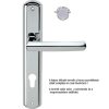 Linea Cali Dafne matte chrome shielded handle set 509 PL CS