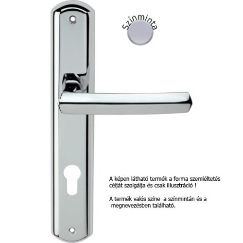 Linea Cali Dafne matte chrome shielded handle set 509 PL CS