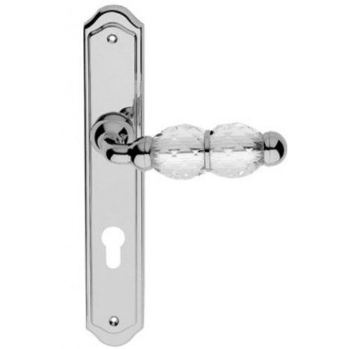 Linea Cali Crystal bright chrome shielded handle set 830 PL 0C CR