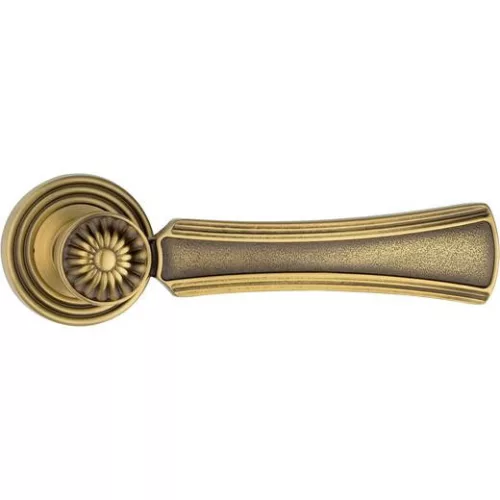 Linea Cali Daisy bronz mat - alamă satinată set de mânere rotund rozetă 1070 RB 112 OB