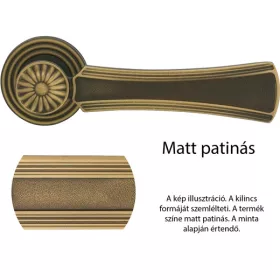   Linea Cali Daisy patina mata Rotunda Rozeta Set manere 1070 RB 112 PM