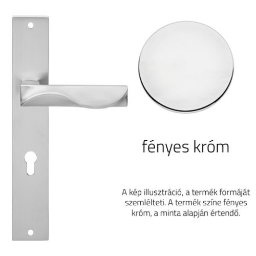 Linea Cali Duna bright chrome shielded handle set 1410 PL CR