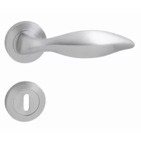   Set de mânere Linea Cali Delfino crom mat Rozetă rotundă 955 RB 102 CS