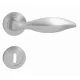 Set de mânere Linea Cali Delfino crom mat Rozetă rotundă 955 RB 102 CS
