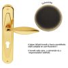 Linea Cali Delfino matte bronze shielded handle set 955 PL BM