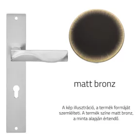 Linea Cali Duna set maner ecranat bronz mat 1410 PL BM