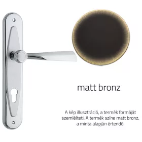 Set de mânere Linea Cali Elika bronz ecranat mat 990 PL BM