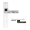Set de mânere Linea Cali Dynamic bronz ecranat mat 1645 PL BM