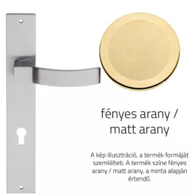   Set mâner ecranat Linea Cali Elios auriu strălucitor / aur satinat 1341 PL OM