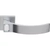 Linea Cali Elios Set de mânere rozetă pătrată crom mat Crystal 1340 RB 019 CS