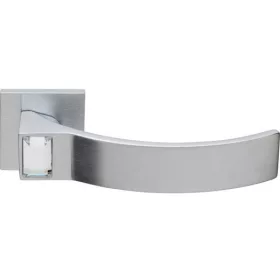   Linea Cali Elios Crystal mat crom set de maner rozeta patrata plat 1340 RB 024 CS