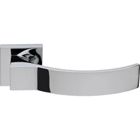   Linea Cali Elios set de mânere rozetă pătrată crom strălucitor 1341 RB 019 CR