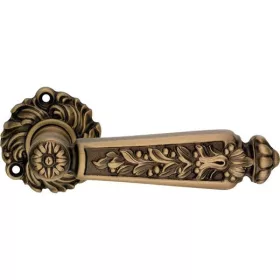   Set de mânere Linea Cali Epoca patină mată decorată cu Rozetă rotundă 1210 RB 078 PM