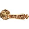 Linea Cali Epoca French gold ornate round rosette handle set 1210 RB 078 OF