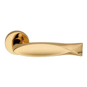   Linea Cali Fish, auriu strălucitor, set de mânere rotunde pentru rozetă 692 RB 023 OZ