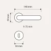Linea Cali Feeling aranyozott kilincsgarnitúra 1735 103 OZ