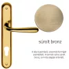 Set mâner ecranat Linea Cali Garda bronz periat 670 PL OG