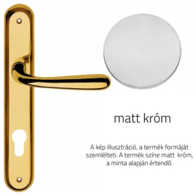 Set mâner ecranat Linea Cali Garda crom mat 670 PL CS