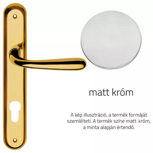 Set mâner ecranat Linea Cali Garda crom mat 670 PL CS