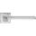 Linea Cali Giro Zincral set mânere rozetă pătrată crom mat 487 RB 024 CS