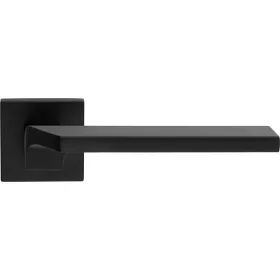   Linea Cali Giro Zincral set de mânere rozetă pătrată neagră mat 487 RB 024 VE