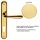 Linea Cali Garda satin brass shielded handle set 670 PL OS