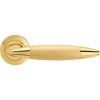 Linea Cali Havana polished brass round rosette handle set 1080 RB 102 OL